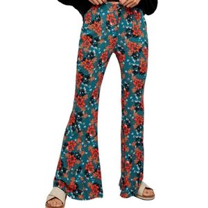 Free People Flare Pants Floral